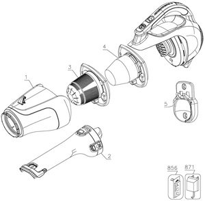 Part Location Diagram of N566064 DeWALT FILTER